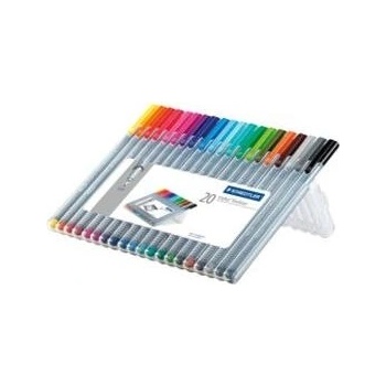 STAEDTLER Комплект тънкописци Staedtler, ST-334-SB20, 0.3 мм, 20 цвята (334 SB20) (334 SB20)