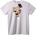 NOONEBRAND Тениска Анимационно момиче надуващо балон - 2XL, White