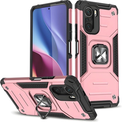 Wozinsky Калъф Wozinsky Ring armor за Xiaomi Poco F3/Mi 11i/Redmi K40/Redmi K40 Pro/Redmi K40 Pro+ - Розов KP9908 (9908)