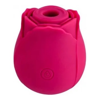 1Sexy Презаредим клиторстимулатор от силикон със "засмукващ" ефект Rose Shape