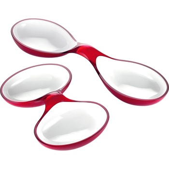 Guzzini Купички за предястия Grace червени 2 части (23650065)