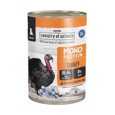Wiejska Zagroda Puppy Monoprotein Turkey 400 g