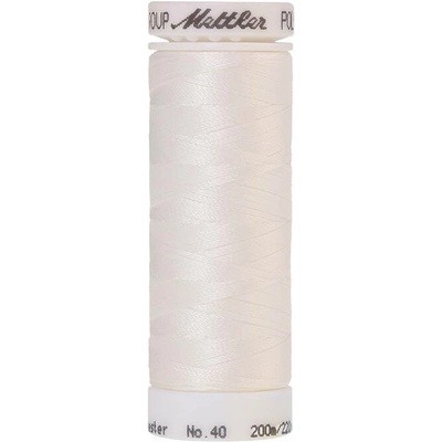 Nitě POLY SHEEN vyšívací 200m art. 3406 polyester AMANN Mettler - více barev Barva: 0015 White