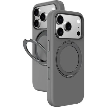 AMAZINGTHING Калъф AmazingThing Cloudie за iPhone 17 Pro със стойка - сив (IP176.3PCGY)