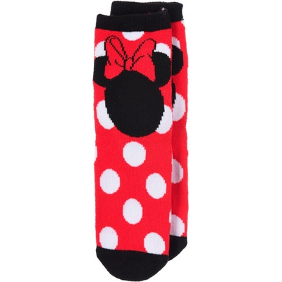 Dívčí termo ponožky Disney Minnie PUNTÍKY červené