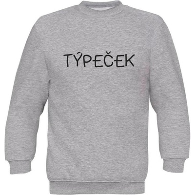 Dětská klučičí mikina Týpeček šedá