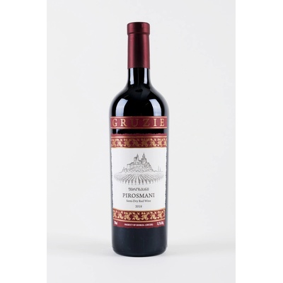 Pirosmani Gruzie polosuché červené 12,5% 0,75 l (holá láhev)