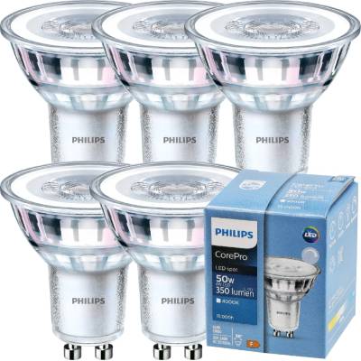 Philips LED žárovka GU10 CP 4W 50W neutrální bílá 4000K stmívatelná, reflektor 36°