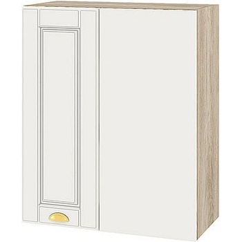 ИРИМ Горен ъглов кухненски шкаф Сити АРФ-Бяло мат-09-17 60 см