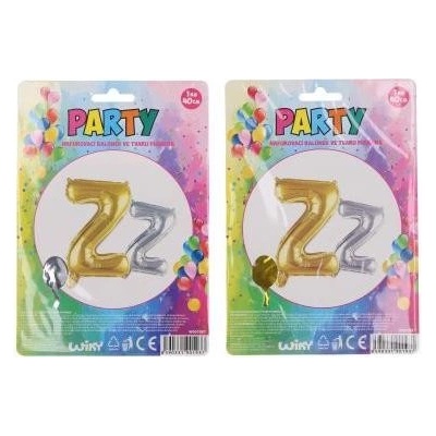 wiky Balonky nafukovací ve tvaru písmene Z 115927