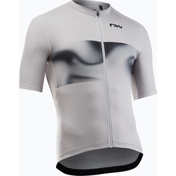 Northwave Мъжка тениска за колоездене Northwave Force Evo light grey