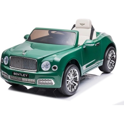 Lean Cars Elektrická autíčko Bentley Mulsanne 2x45W batéria 12V7Ah 2024 lakované zelené