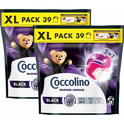 Coccolino Black pracie kapsuly 2 x 39 PD