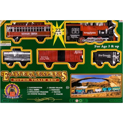 Kikky Детски пушещ влак и релси (552см) Kikky - Код W4229