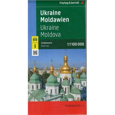 Ukraine - Moldawien, Straßenkarte 1:1.000.000, freytag & berndt