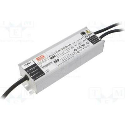 MEAN WELL HLG-120H-C1050AB Napájecí zdroj: spínaný; LED; 155,4W; 74÷148VDC; 525÷1050mA; IP65