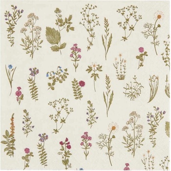 Ib Laursen servítky Flora 40x40cm 50ks