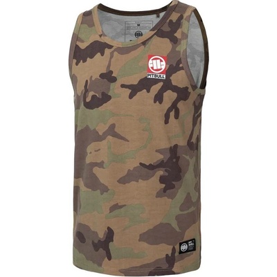 Pitbull West coast Pánské tílko Small Hilltop Woodland Camo