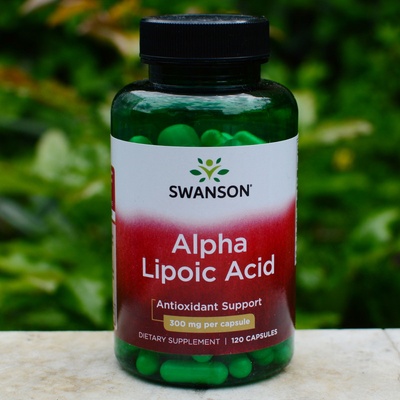 Swanson Kyselina Alfa Lipoová 300 mg 120 kapsúl