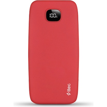 Ttec Външна батерия ttec, ChargeUp Pro, LCD 10.000mAh, PD 20W, Ч (8694470829289)