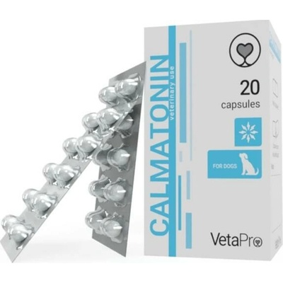 Vetapro Calmatonin pro psy proti stresu 20 kapslí