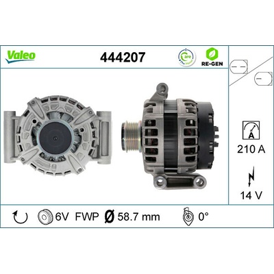 Alternátor VALEO 444207