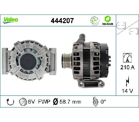 Alternátor VALEO 444207