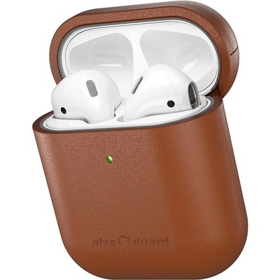 AlzaGuard Genuine Leather Case na AirPods 1. a 2. generácie AGD-ACL6C