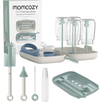 Momcozy Комплект четки за шишета 7 в 1 Momcozy - LS001, зелен (810184055761)