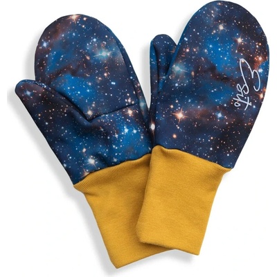 Esito Dětské softshellové rukavice s motivem Galaxie