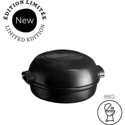 Emile Henry Форма за печене emile henry bbq cheese baker с капак - Ø20 см - цвят трюфел (eh 8417-71b)