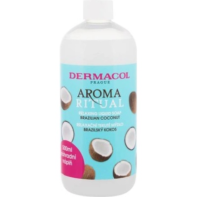 Dermacol Aroma Ritual Brazilian Coconut 500 ml течен сапун за ръце Пълнител за жени