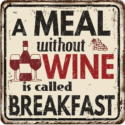 DIMEX ART Флизелинов фототапет табела - вино 375 x 250 см