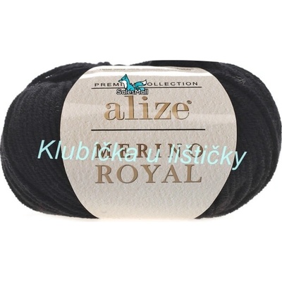 Alize Merino Royal černá 60