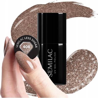 Semilac - gél lak 408 Less Sugar 7ml Zlatá