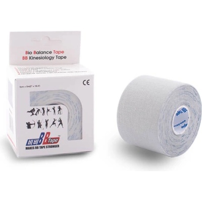 BB Tape kineziologický tejp šedá 5 cm x 5 m