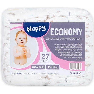 Nappy Economy New born 2-5 kg 27 ks