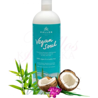 Kallos Vegan Soul Volumizing Shampoo 1000 ml