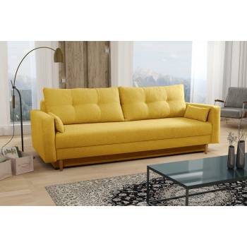 Разтегателен диван жълт- bonyk