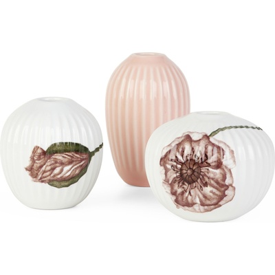 Kähler Вази Hammershøi Poppy малки 3 бр (693015)