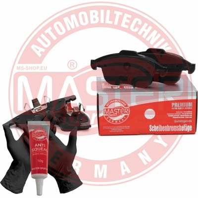 Sada brzdových platničiek kotúčovej brzdy MASTER-SPORT GERMANY 13046072492N-SET-MS
