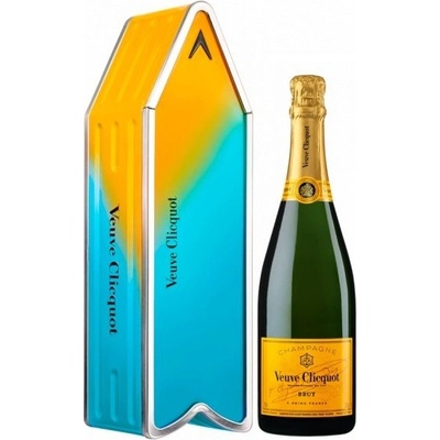 Veuve Clicquot Yellow Label FYS Blue Arrow 12% 0,75 l (kazeta)