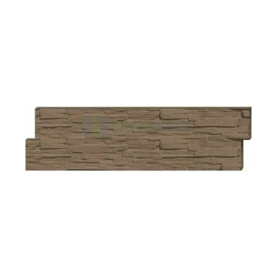 Panel betonový kámen pro vyvýšené záhony, hnědý 2000 x 250 x 60 mm, balení 1 ks