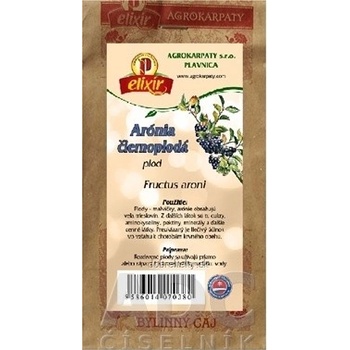 Agrokarpaty ARÓNIA ČIERNOPLODÁ plod bylinný čaj 50 g