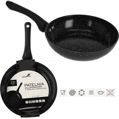 marka niezdefiniowana Hliníková pánev 22 cm 2,5 mm s keramickým povrchem (indukce) *6399