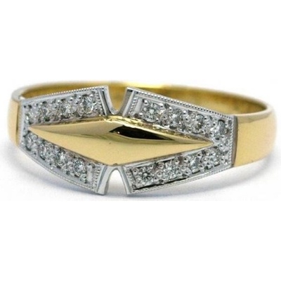 OPTIMA prsten AU přírodní diamant 3,45gr JO1134101