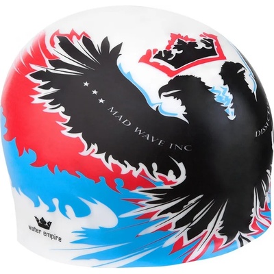 Mad Wave плувна шапка mad wave empire swim cap бял