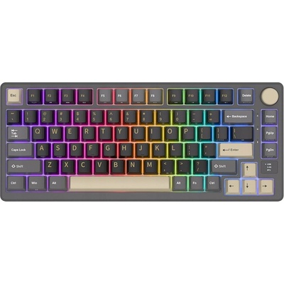Royal Kludge M75 80% 75% Wireless 2.4G Hot Swap Phantom Brown