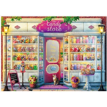Trefl - Puzzle The Candy Shop 500 - 500 piese