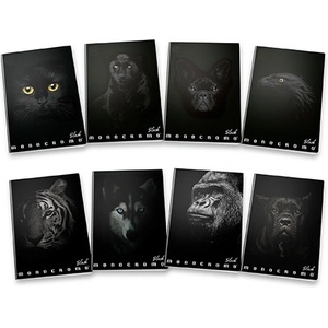 Pigna Monocromo Black A4 38 листа карирана тетрадка P1111-0387 (P1111-0387)